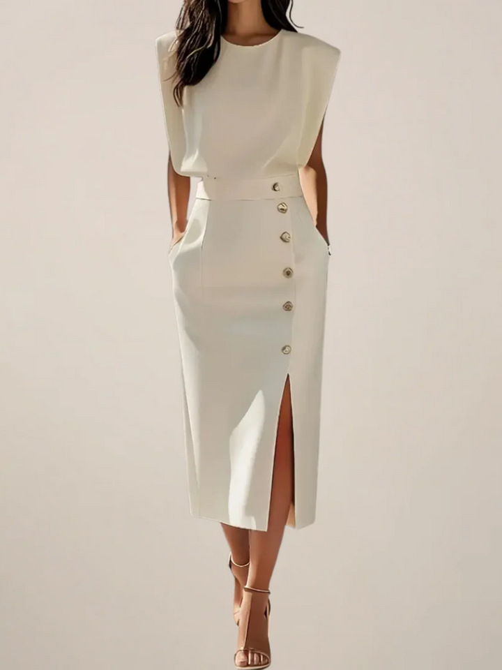 Ruby | Midi Dress with Side Slit