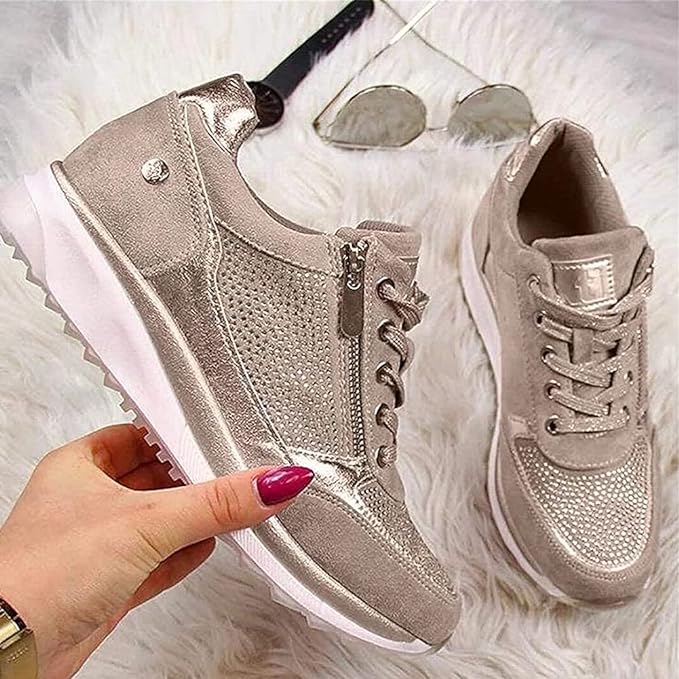 Jenna | Orthopedic Zip-Up Sneakers