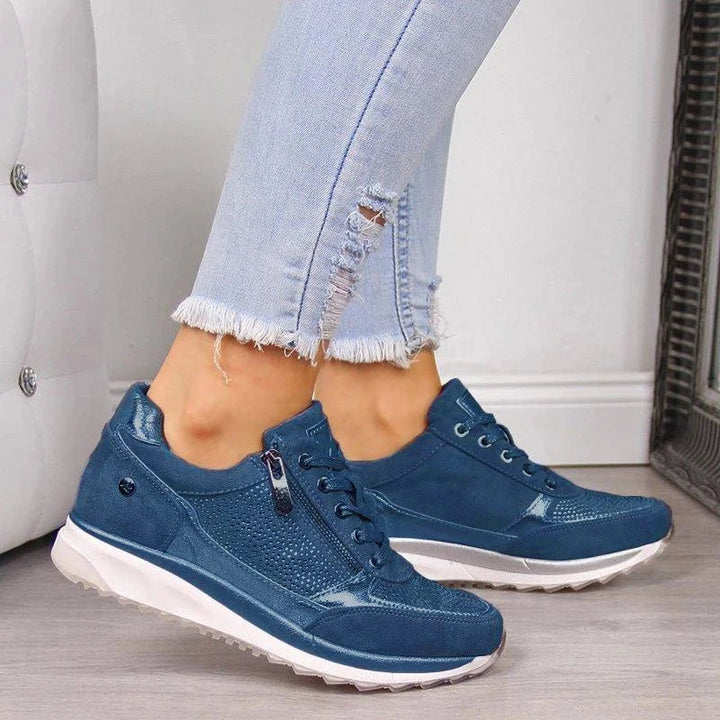 Jenna | Orthopedic Zip-Up Sneakers