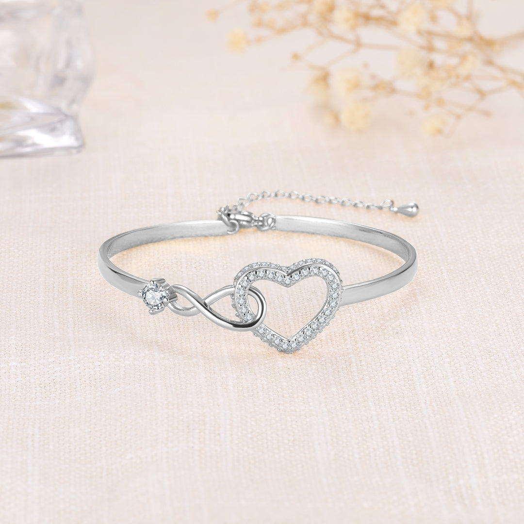 Dear Granddaughter - Infinity Heart Bracelet