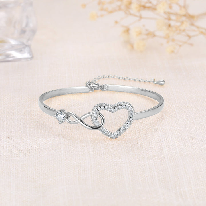 Dear Mom - Infinity Heart Bracelet