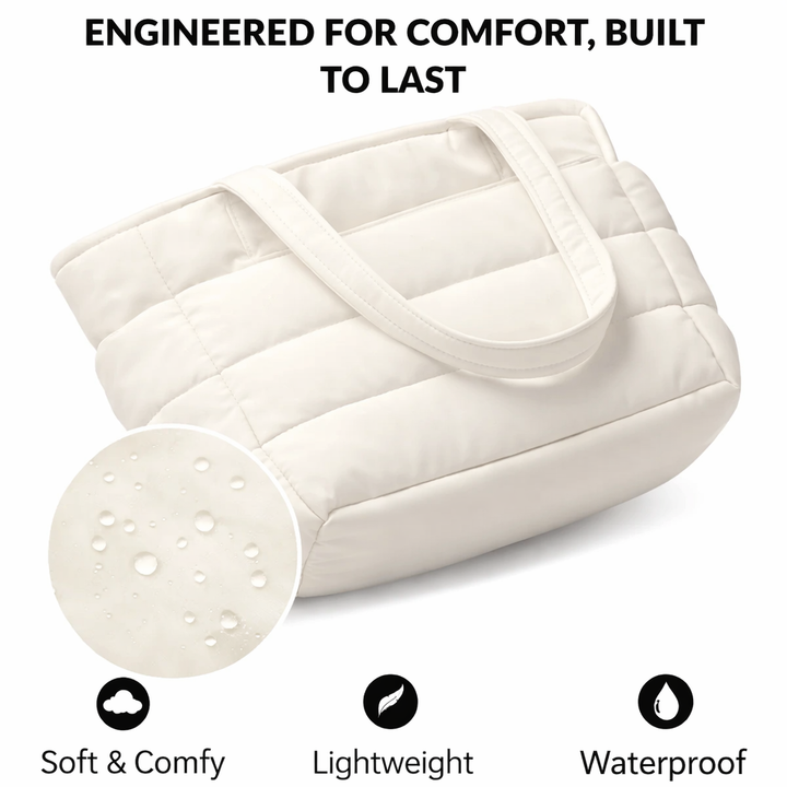CloudCarry™ | The Roomy Puffy Tote Bag