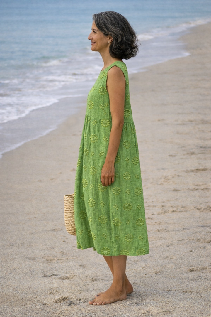 Evelyn | Printed Midi Dress