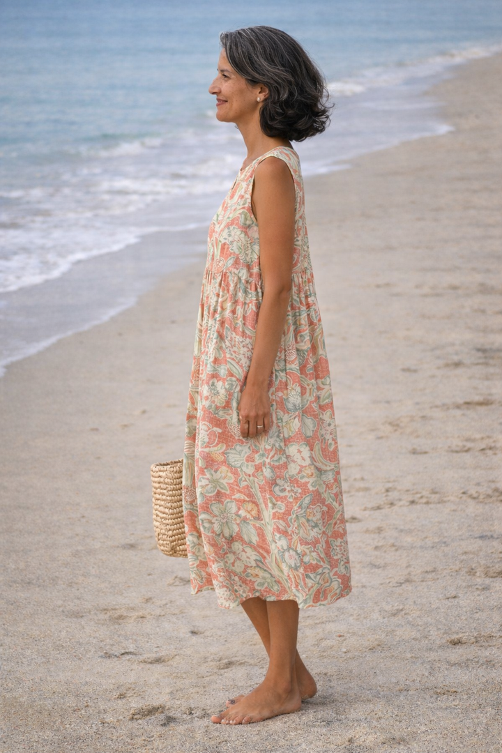 Bella | Floral Midi Dress
