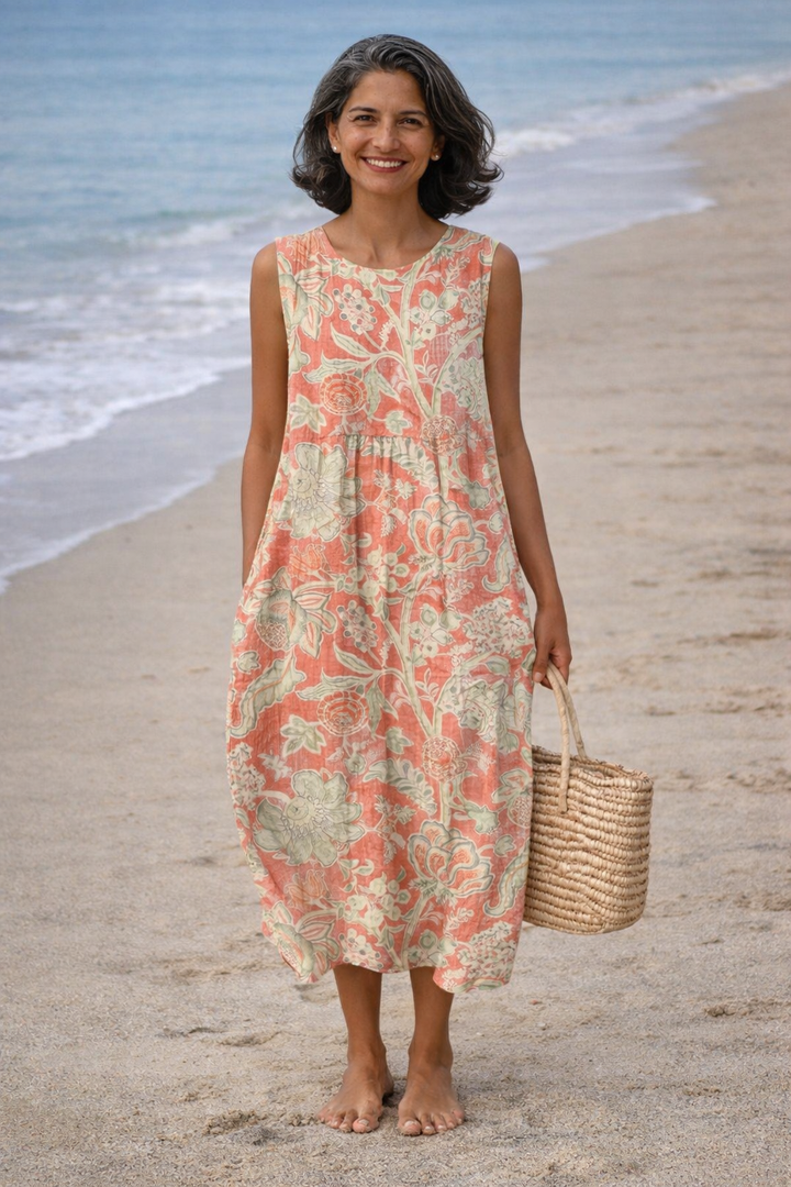 Bella | Floral Midi Dress