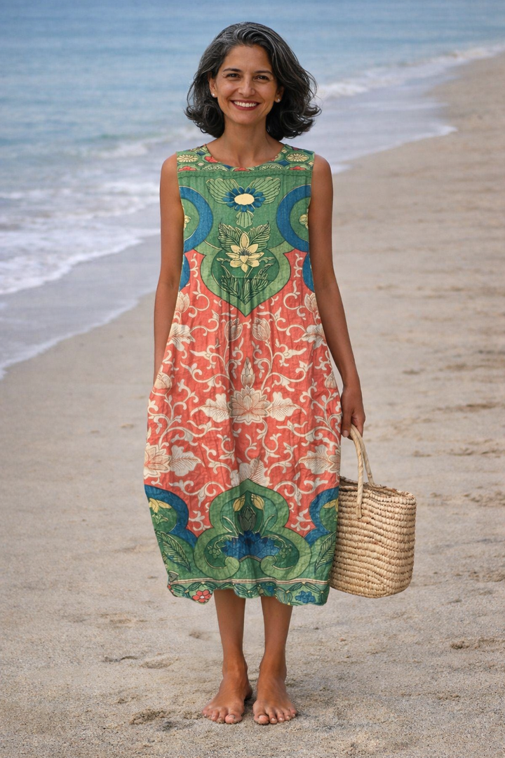 Verna | Bohemian Midi Dress