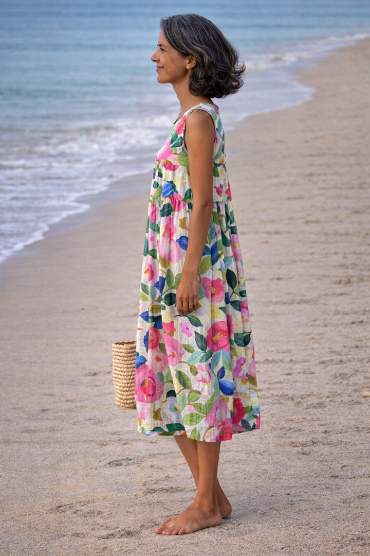Alice | Floral Midi Dress