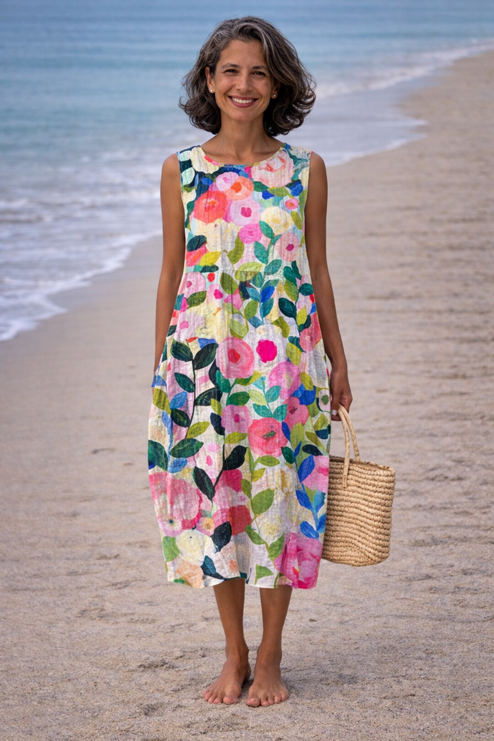 Alice | Floral Midi Dress