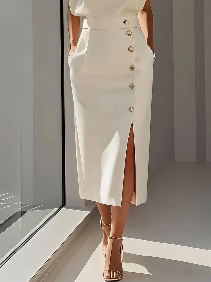 Ruby | Midi Dress with Side Slit