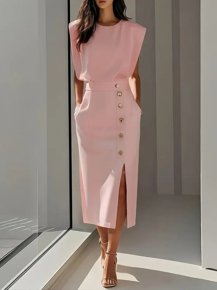 Ruby | Midi Dress with Side Slit