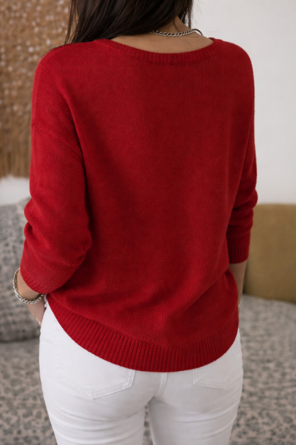 AYLA - Button Detail Jumper
