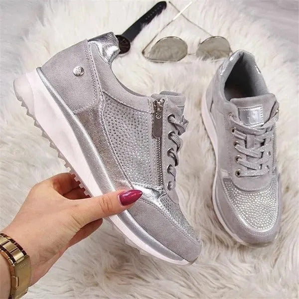 Jenna | Orthopedic Zip-Up Sneakers